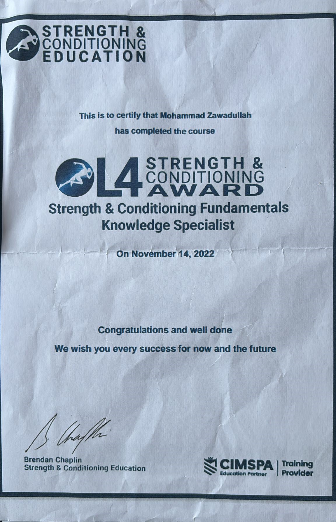 L4 โ Strength & Conditioning